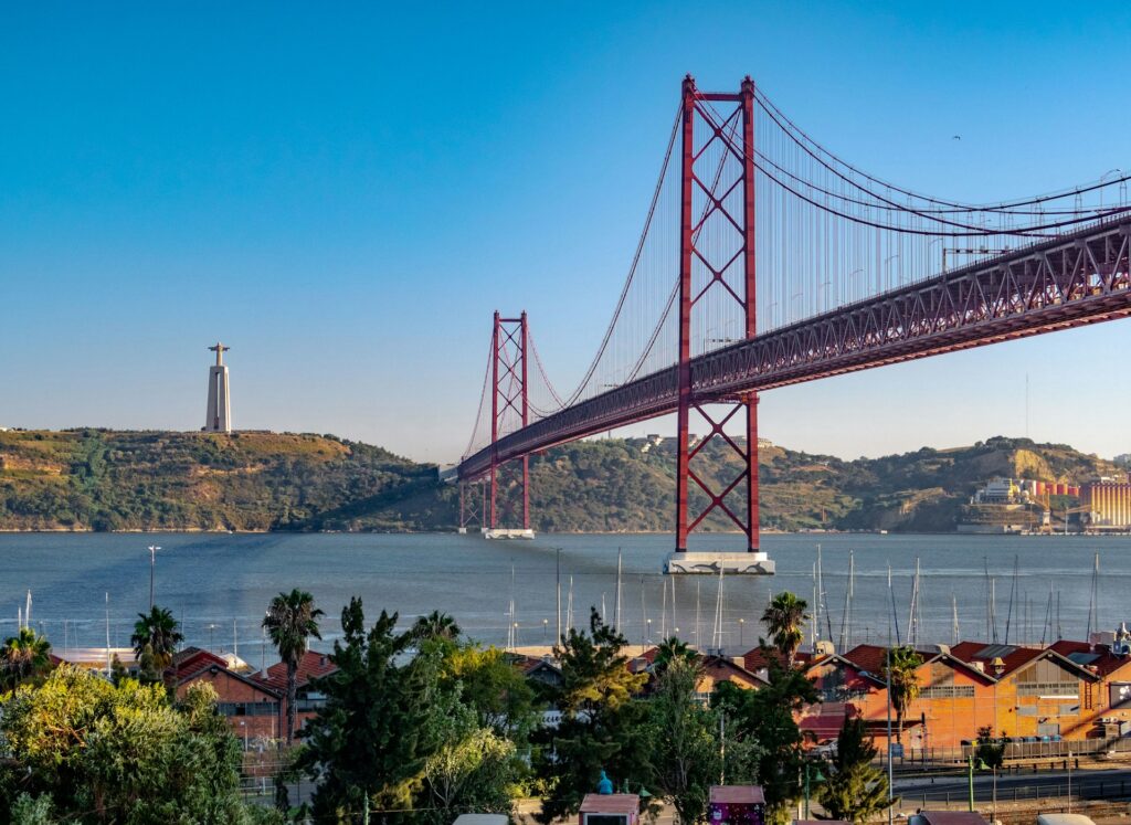 Picture of 25th of April Bridge in Lisbon